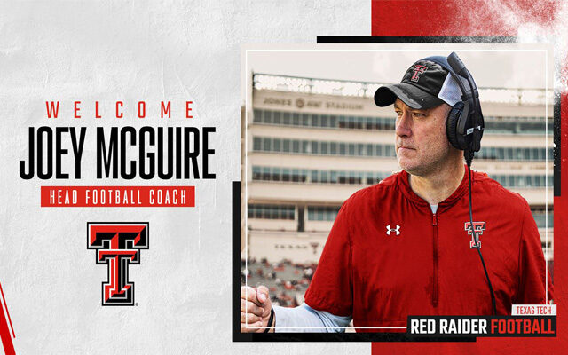 OFFICIAL: Red Raiders Hiring Baylor’s Joey McGuire as 17th Head Football Coach